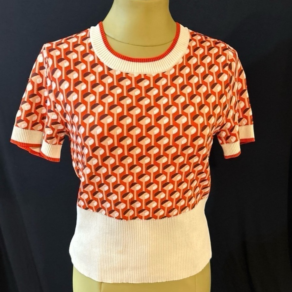 NWT Fall Cropped sweater size M Eva Mendez line